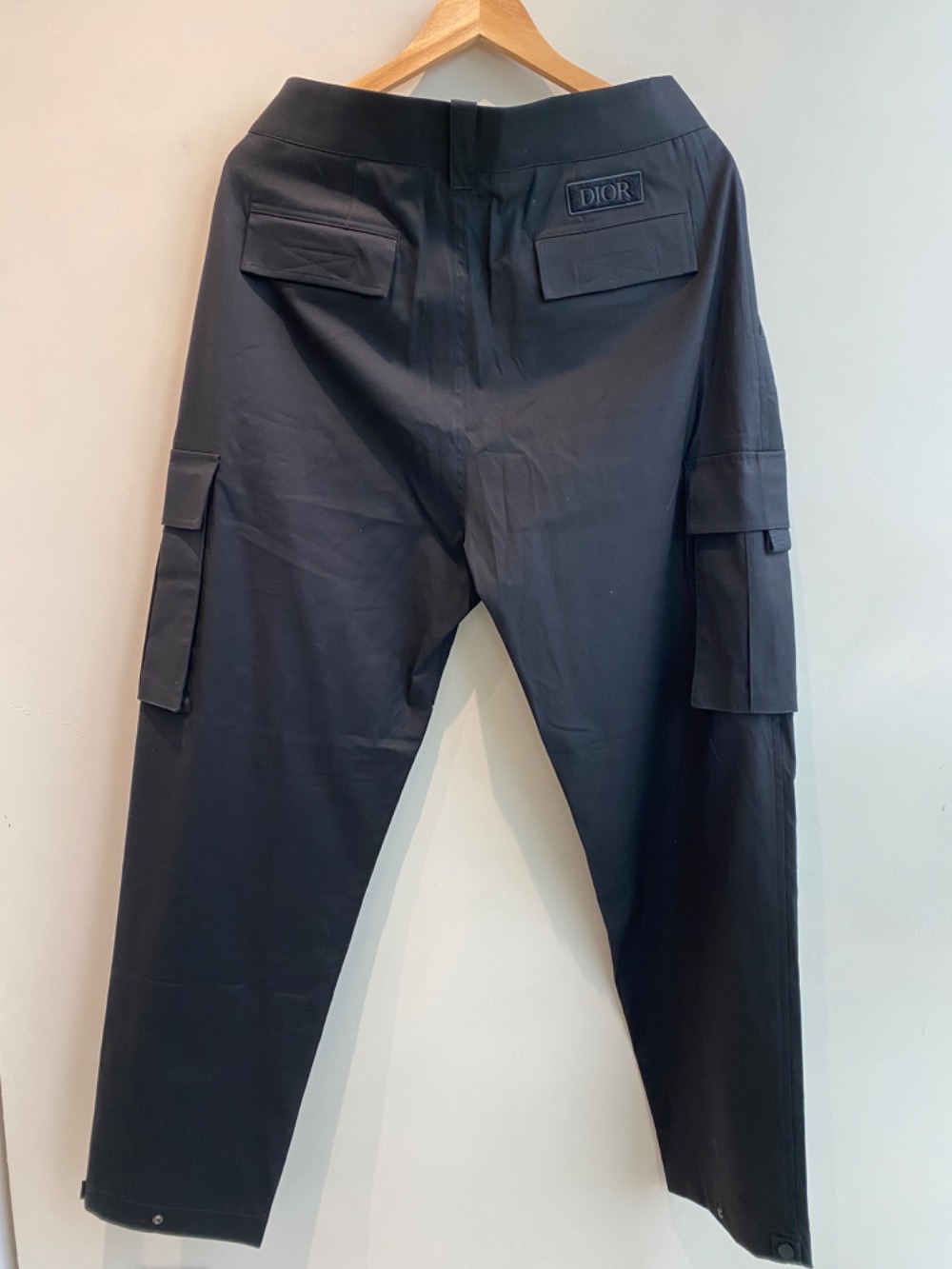 Dior Calça Cargo Preta