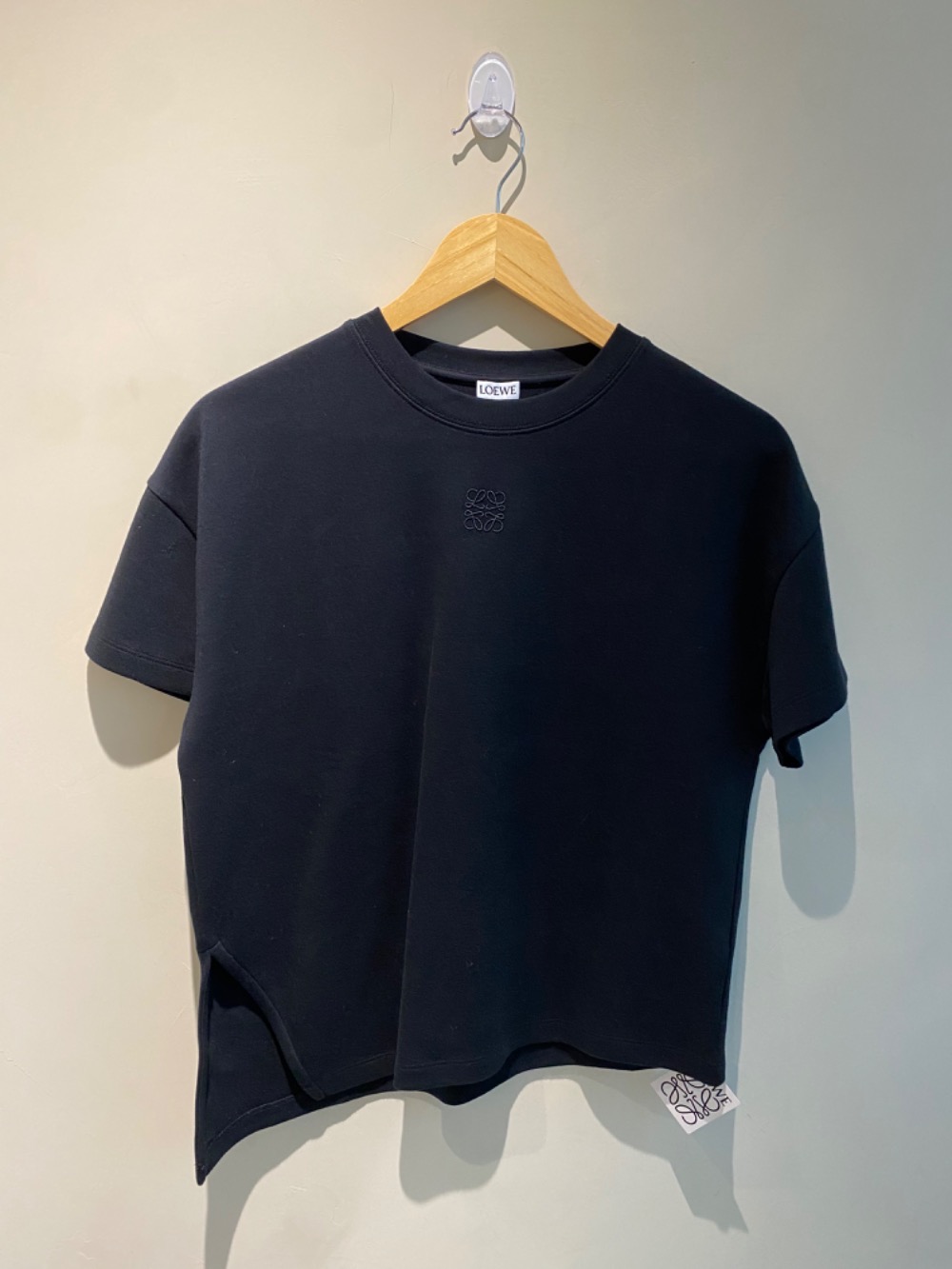 Loewe Camiseta Asymmetric Preta