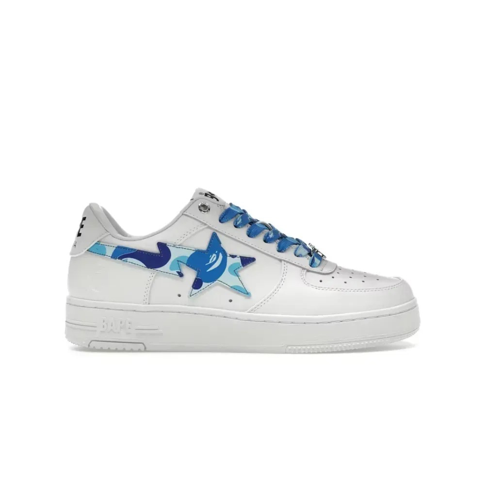 A Bathing Ape Bape Sta Low ABC Camo White Blue (2025) — 35.5 / 37 / 38 / 39.5 / 40 / 40.5 / 41 / 42 / 43 / 44, Novo