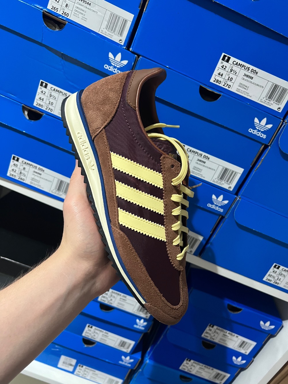 adidas SL 72 OG Maroon Almost Yellow