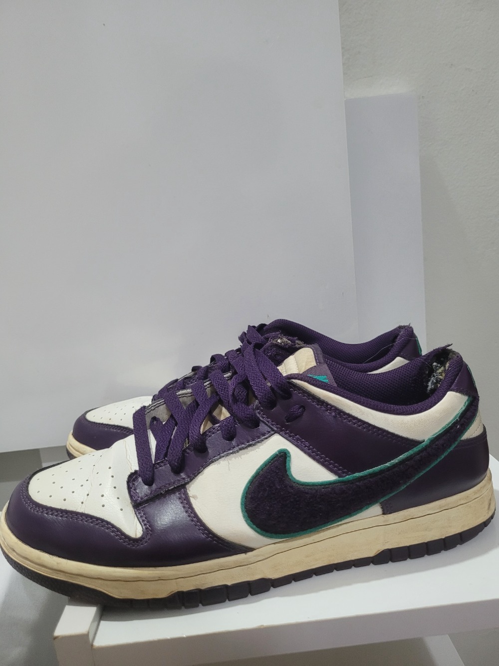 Nike Dunk Low Chenille Swoosh Grand Purple — 43, Usado