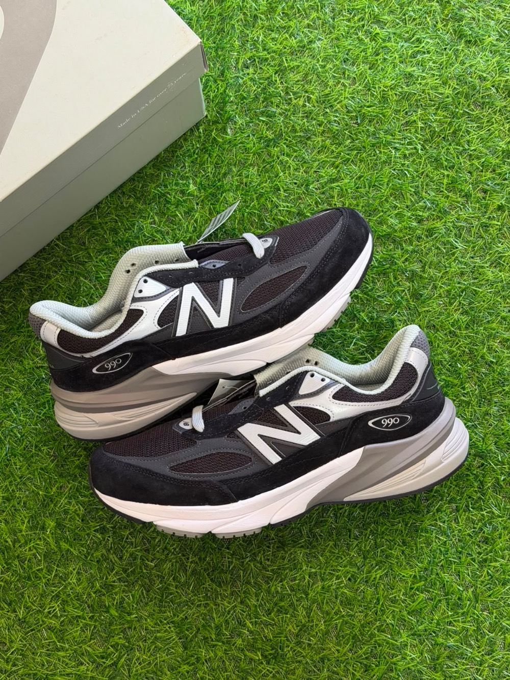 New Balance 990v6 MiUSA Black Grey White