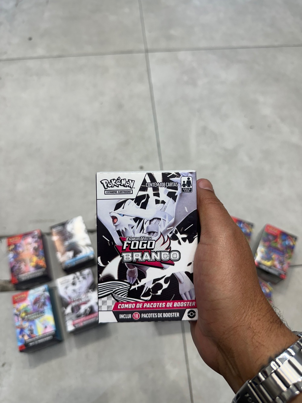 Combo de Booster EV10.5 Fogo Branco Pokémon TCG PT-BR