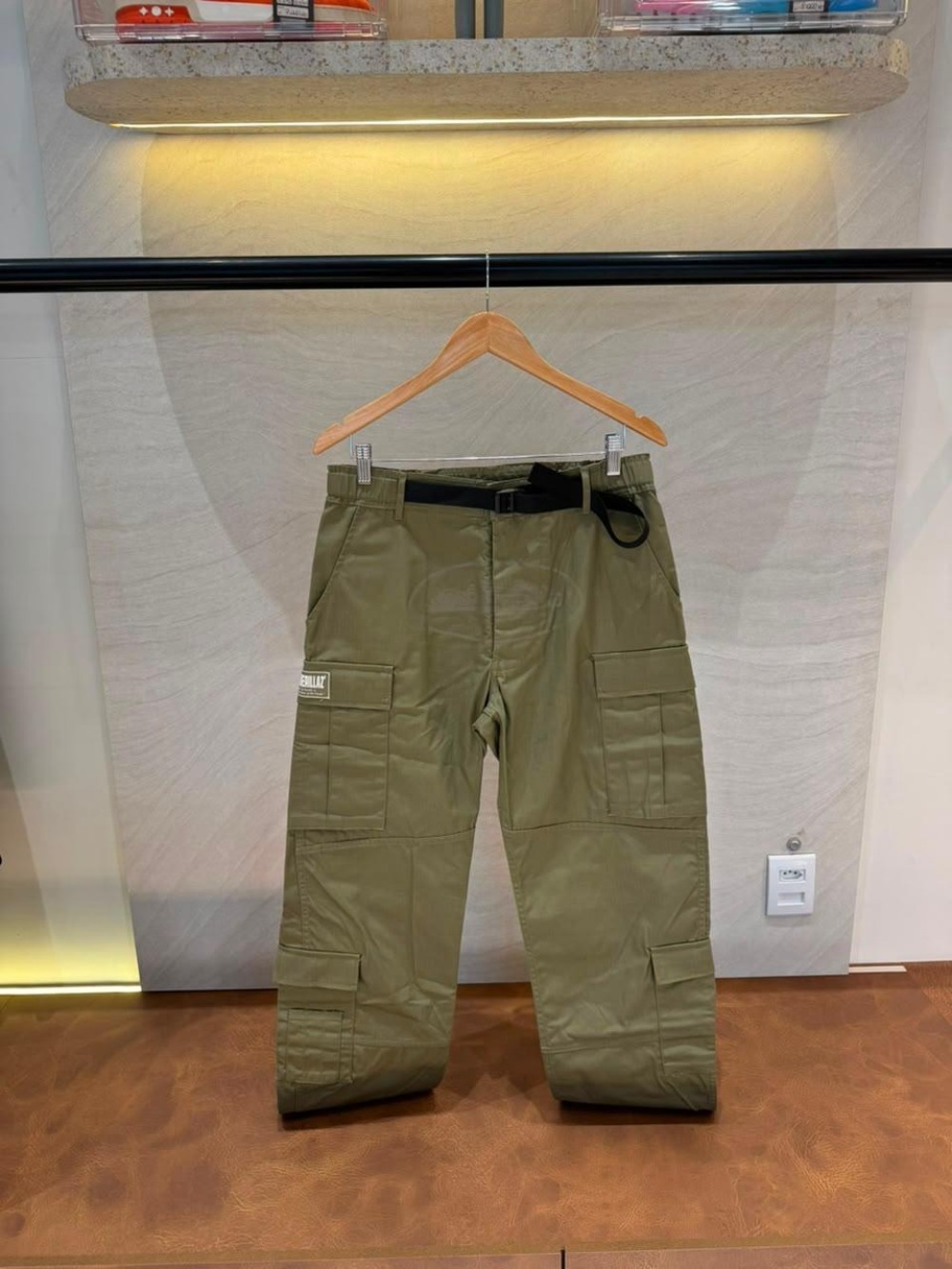 Calça Corteiz Guerillaz Cargo Tonal Khaki — M, Novo