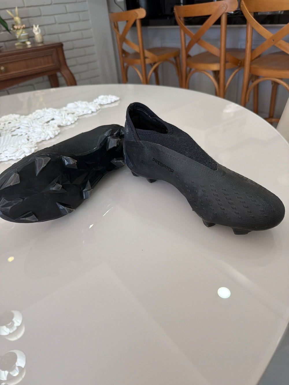 adidas Predator Accuracy.1 L FG Cloud White Core Black Lucid Lemon — 40, Usado