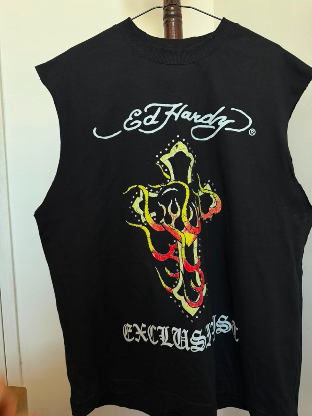 Ed Hardy x Exclusiviist 1of1 Camiseta Love Religion Sleeveless Black