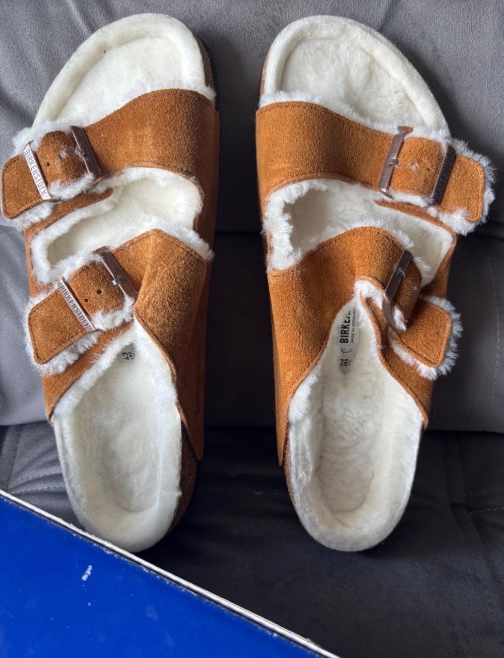 Birkenstock Arizona Shearling Mink