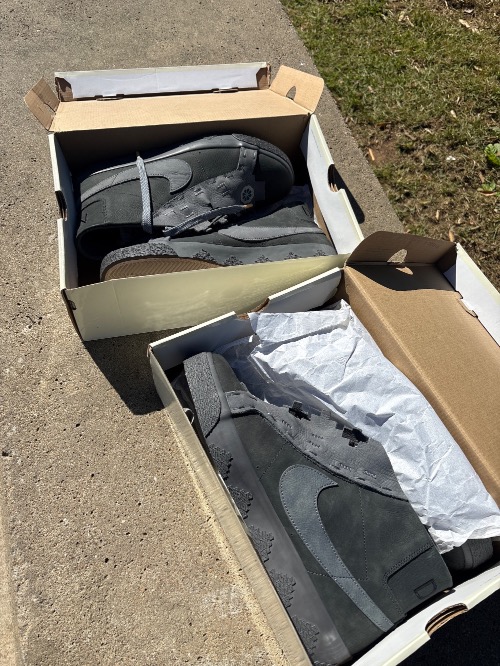 Di'Orr Greenwood x Nike SB Zoom Blazer Mid Anthracite Dark Smoke Grey — 42 / 44, Novo