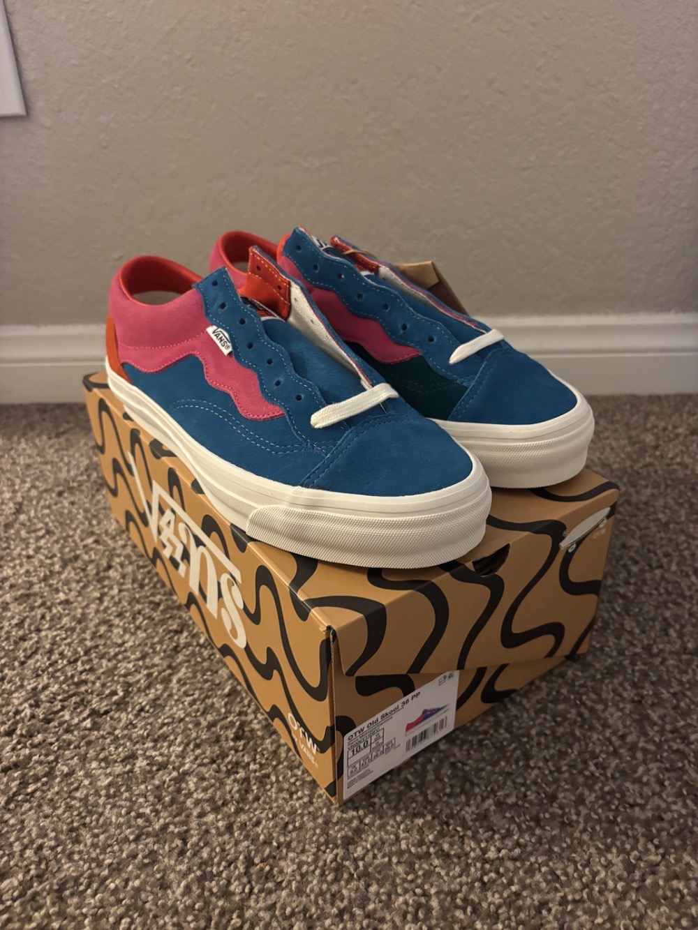 Parra x Vans Old Skool 36 Midnight Carmine