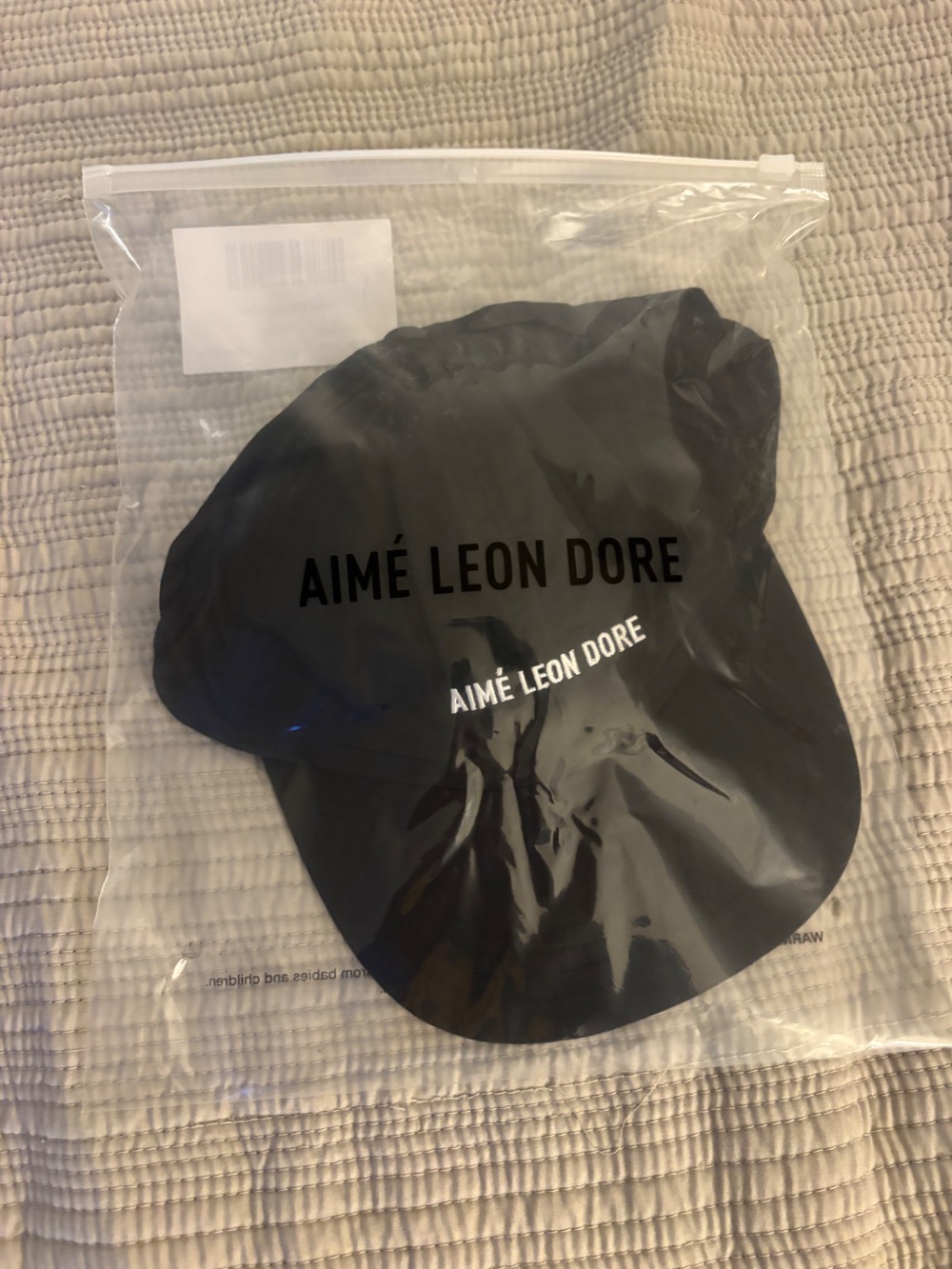 Boné Aimé Leon Dore Nylon Sport Black — Único, Novo