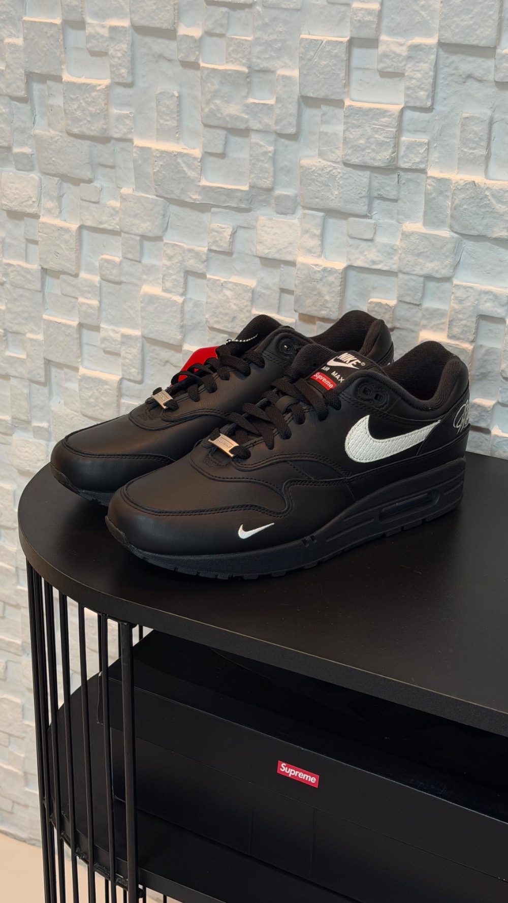 Supreme x Nike Air Max 1 '87 SP Black White