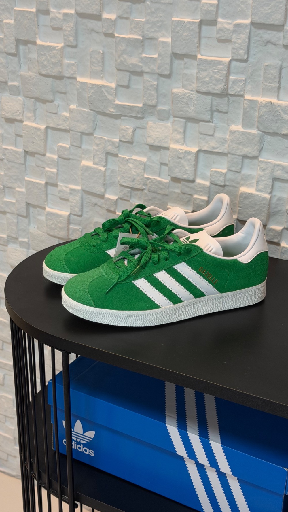 adidas Gazelle Green Cloud White