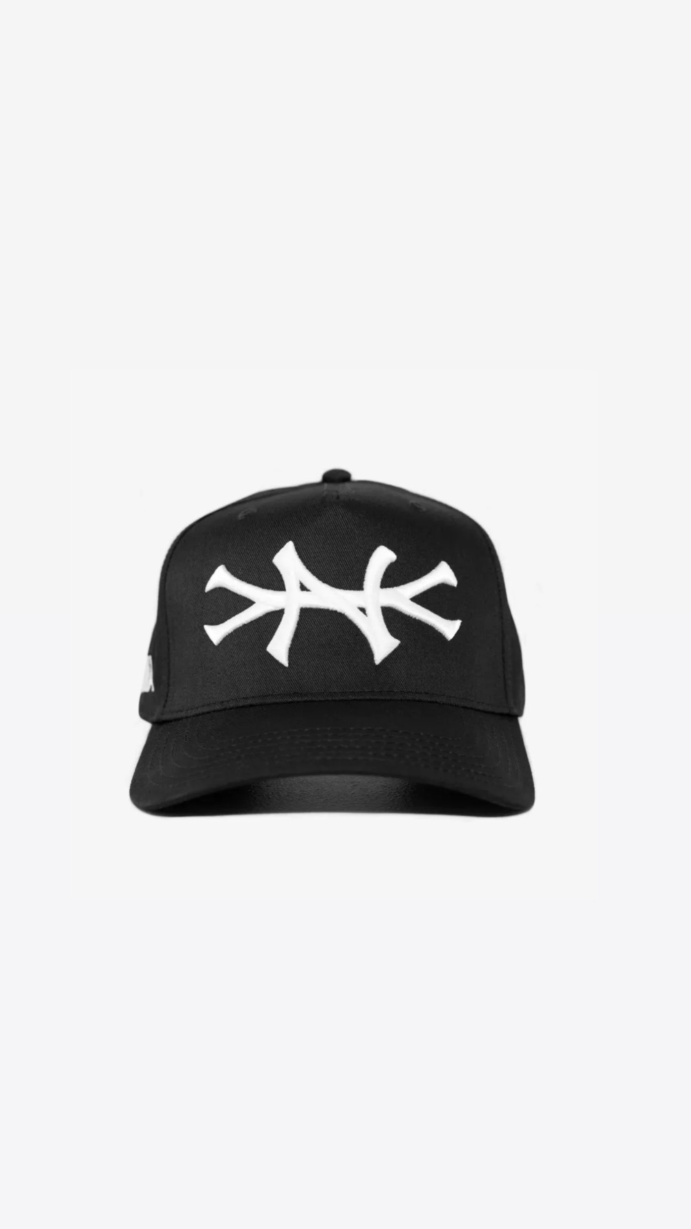 Boné oMA Studios NY Curved Brim Black White — Único, Novo