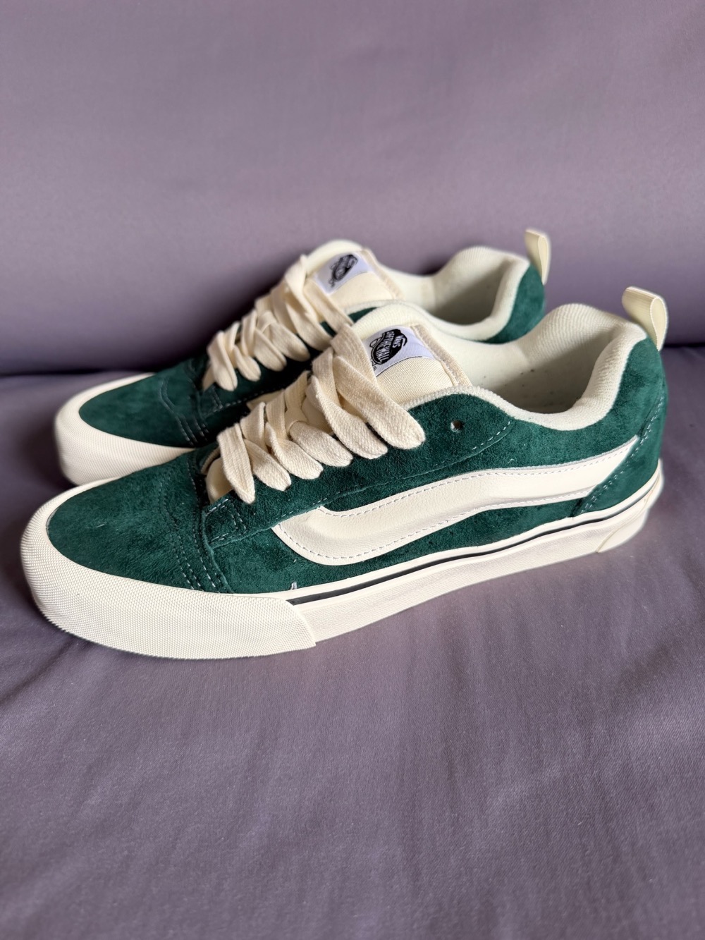 Vans Knu Skool Pig Suede Green