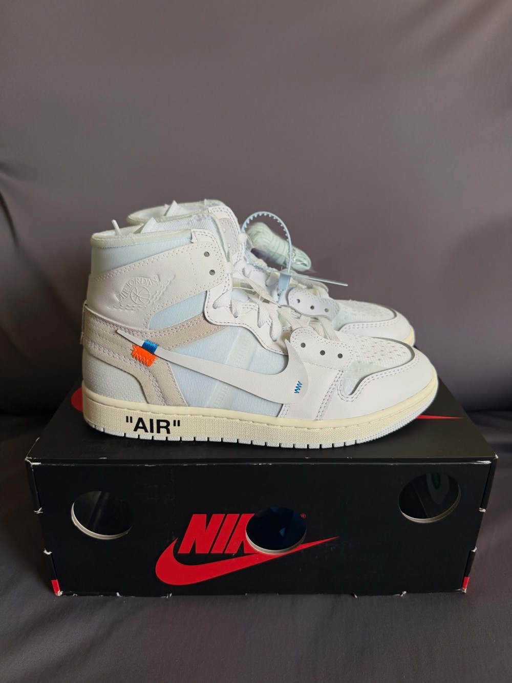 Virgil Abloh Archive x Air Jordan 1 High Retro Alaska (2026) — 41, Novo