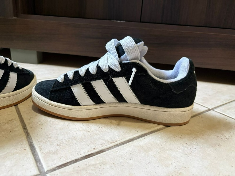 adidas Campus 00s Comfort Closure Elastic Lace Core Black Cloud White