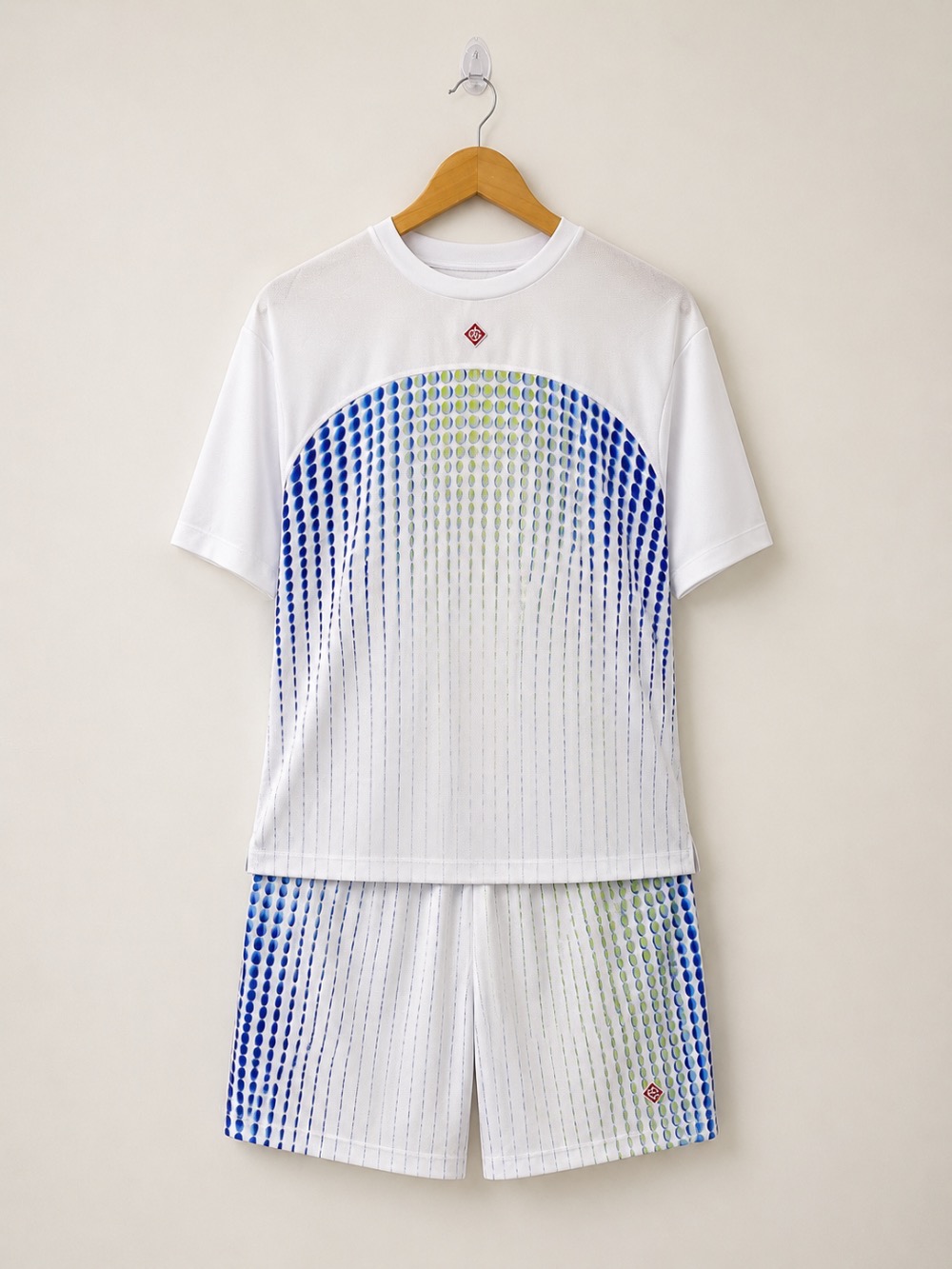 Casablanca Set Camiseta e Bermuda Tennis Tech Branco