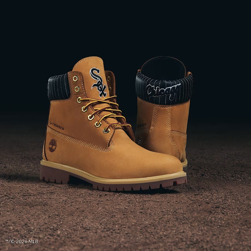 New Era x Timberland 6" Premium Boot White Sox Wheat