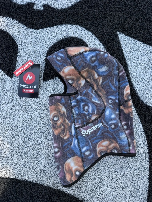 Marmot x Supreme Balaclava Fleece Skull Pile FW25-W18 — único, Novo