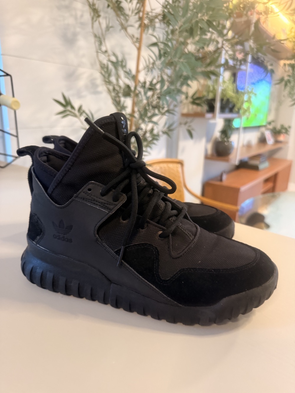 ADIDAS Vintage Tubular x primeknit 'core black' 2016