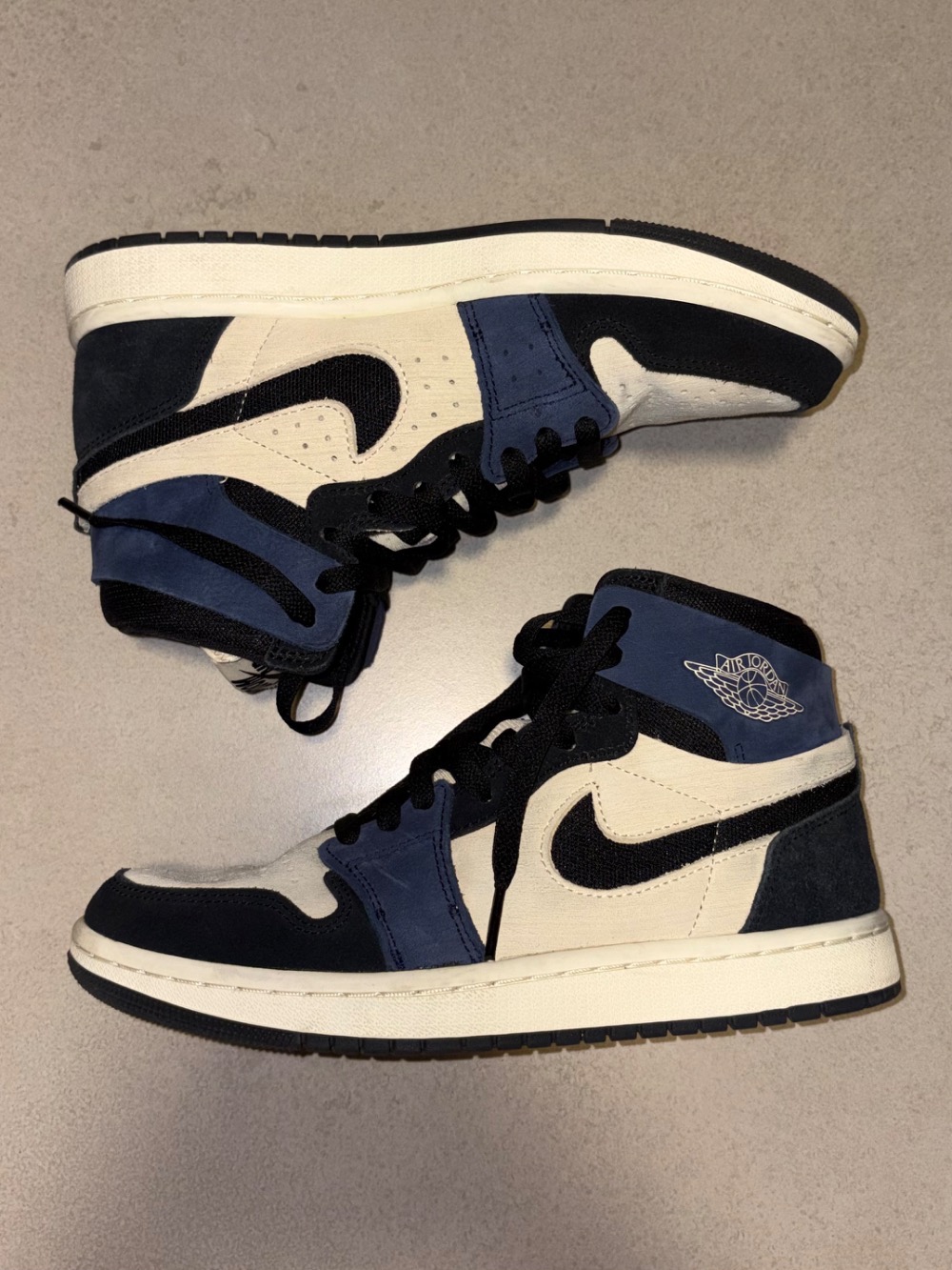 Air Jordan 1 Zoom CMFT 2 Blackened Blue — 36, Usado