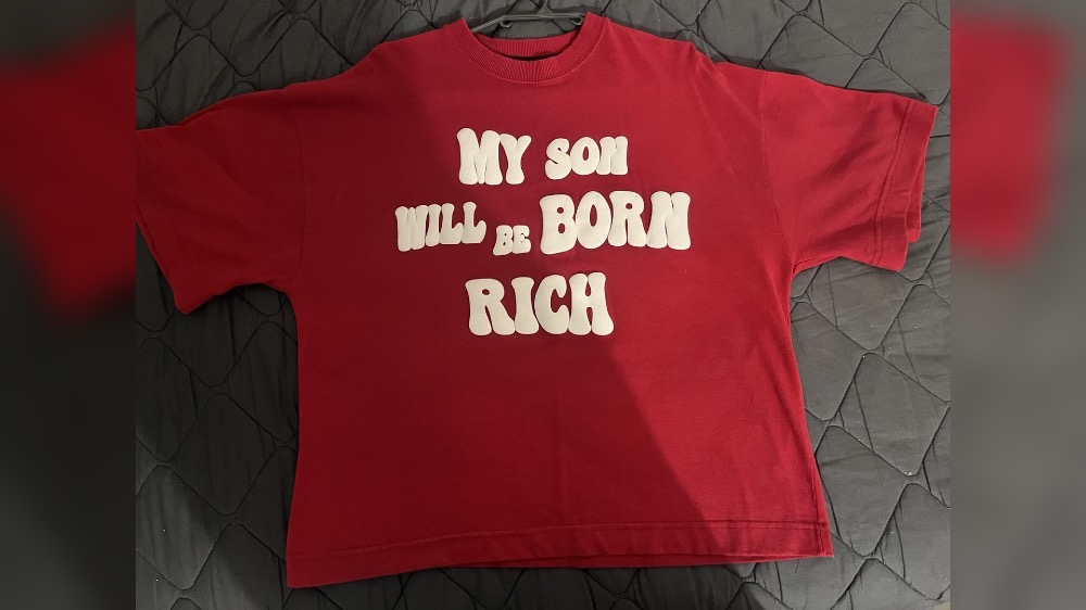 Camiseta Tears Born Rich Red