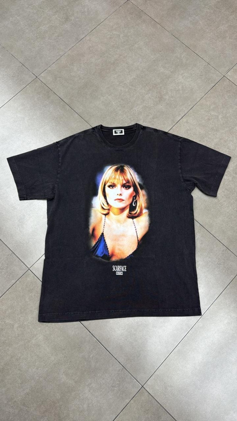 Scarface x Kith Camiseta Not Your Baby Vintage Tee Black