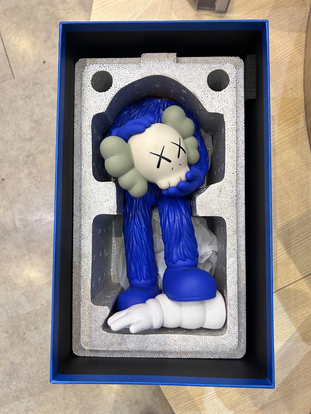 KAWS Fellows Vinyl Figure Blue