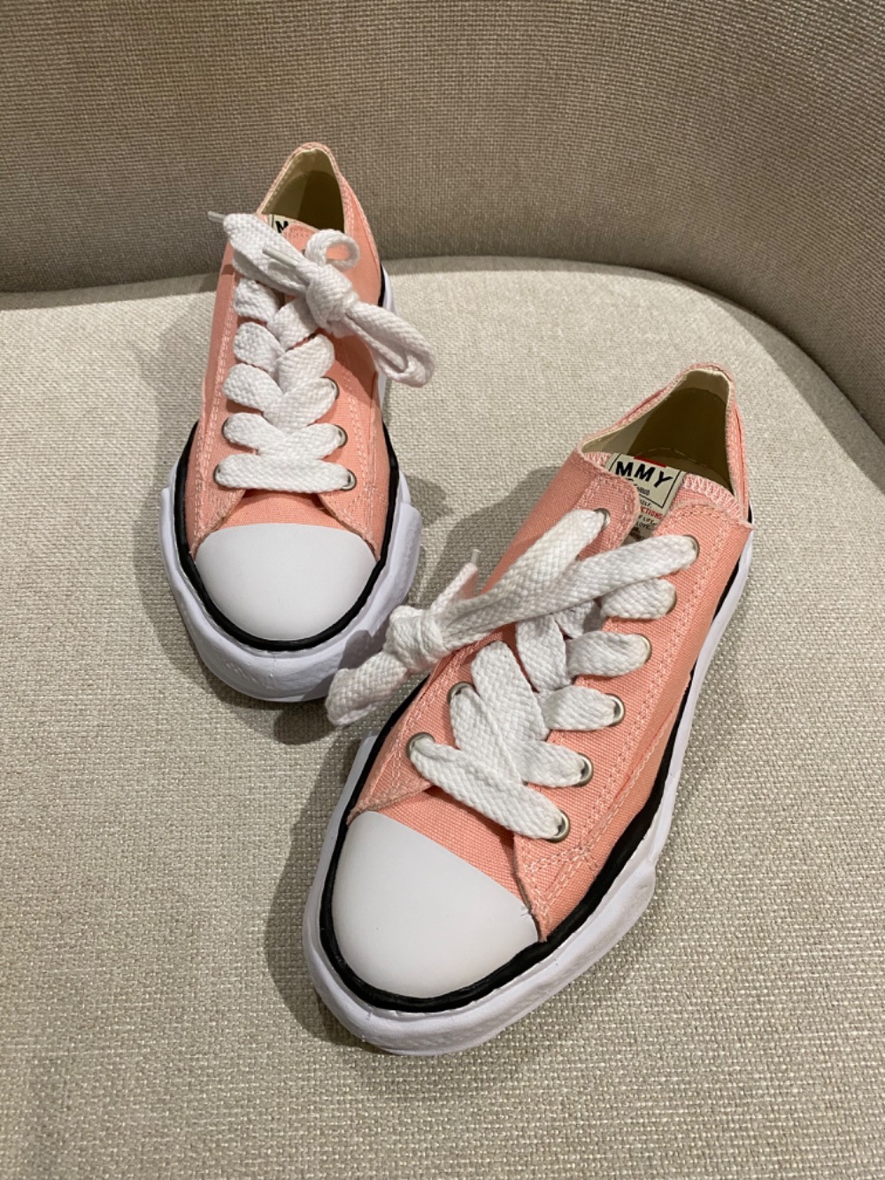 Maison Mihara Yasuhiro Peterson OG Sole Canvas Low CL Rosa
