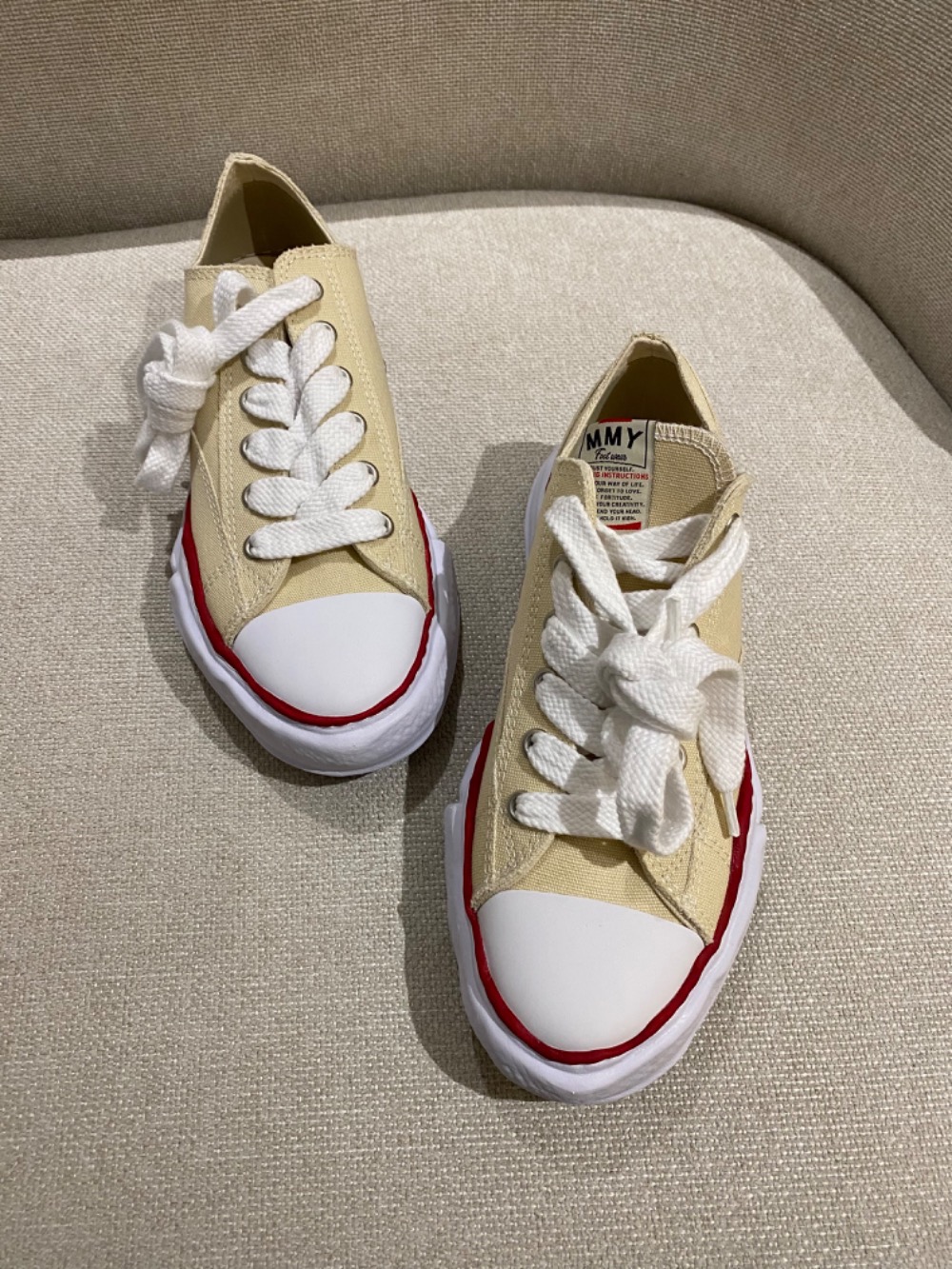 Maison Mihara Yasuhiro Peterson OG Sole Canvas Low CL Natural