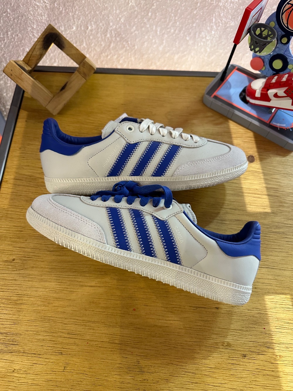 Humanrace x adidas Samba Pharrell Williams Aluminium Blue