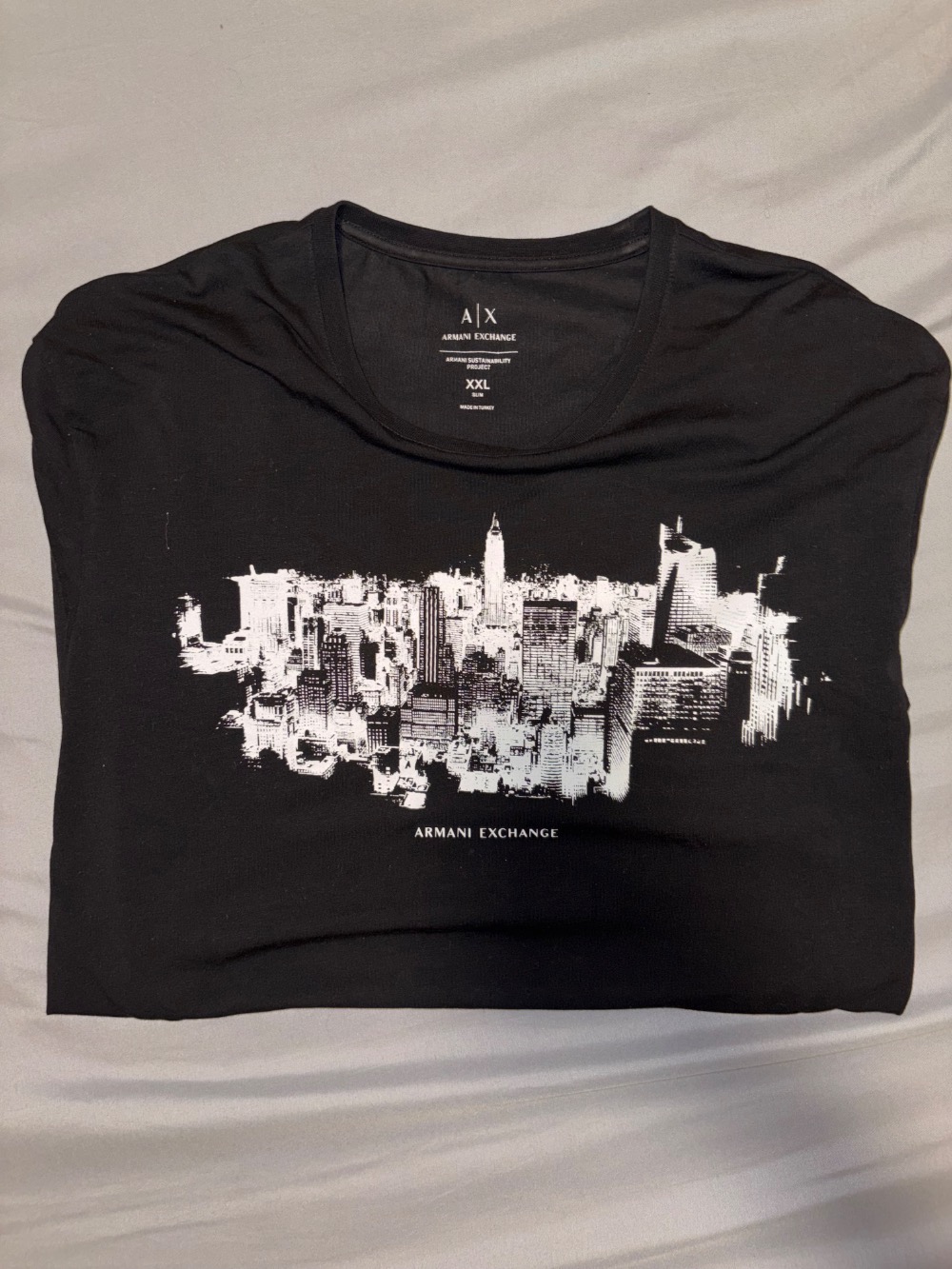 Camiseta Armani Exchange Preta City View