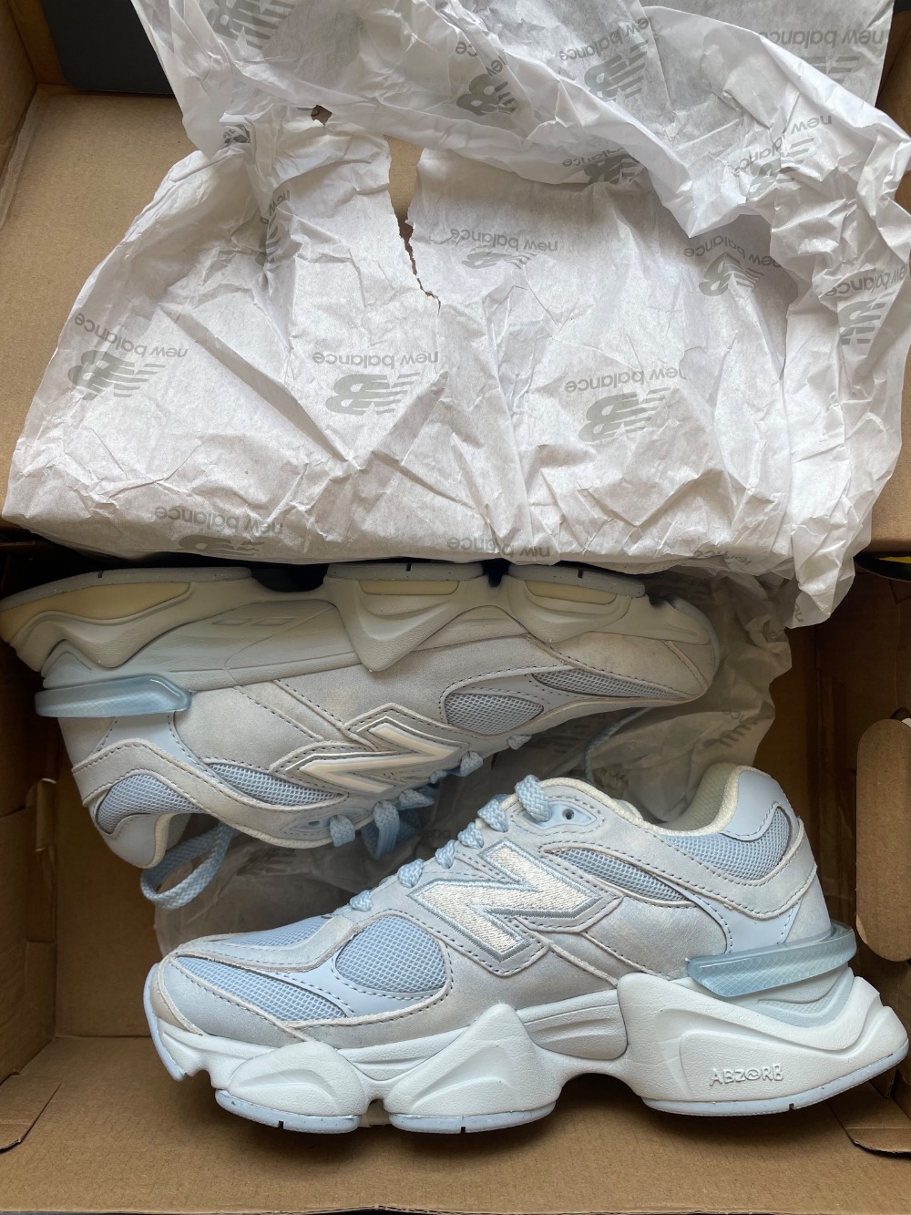 New Balance 9060 Chrome Blue — 38, Novo