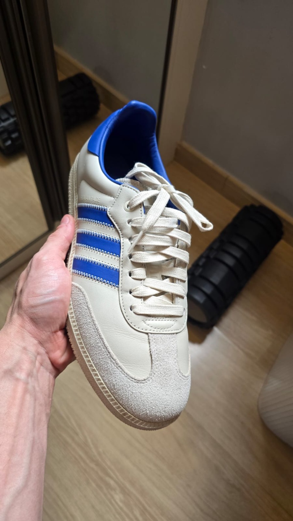 Humanrace x adidas Samba Pharrell Williams Aluminium Blue