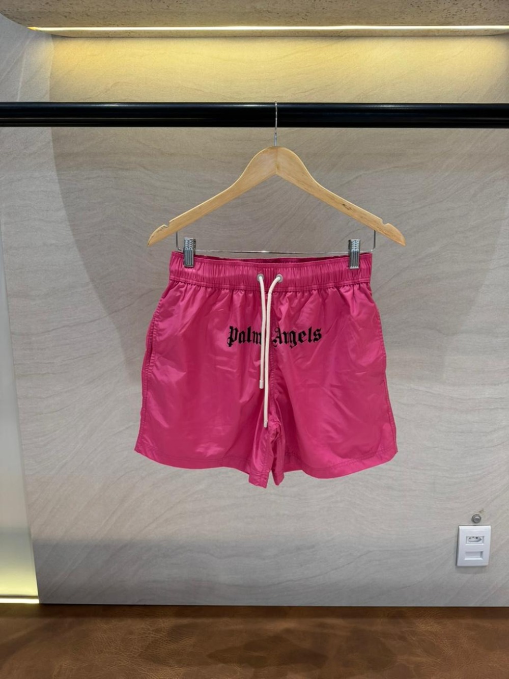 Bermuda Palm Angels Logo Print Pink
