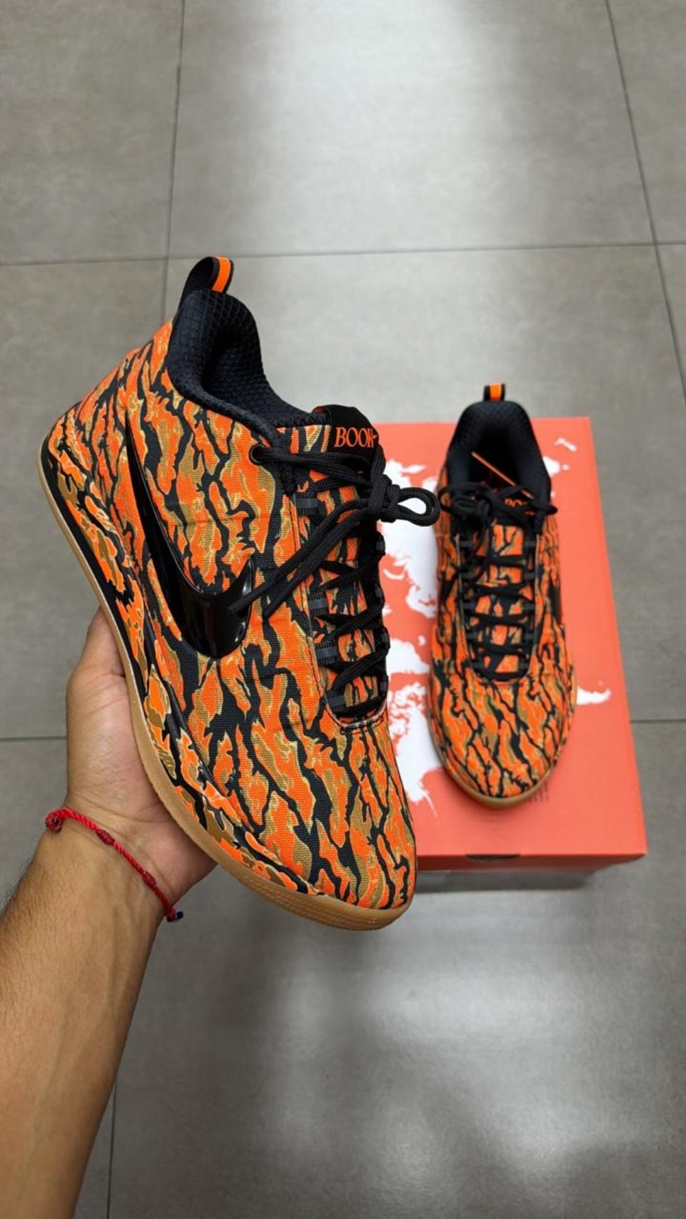 Nike Book 2 Tiger Camo Orange Black