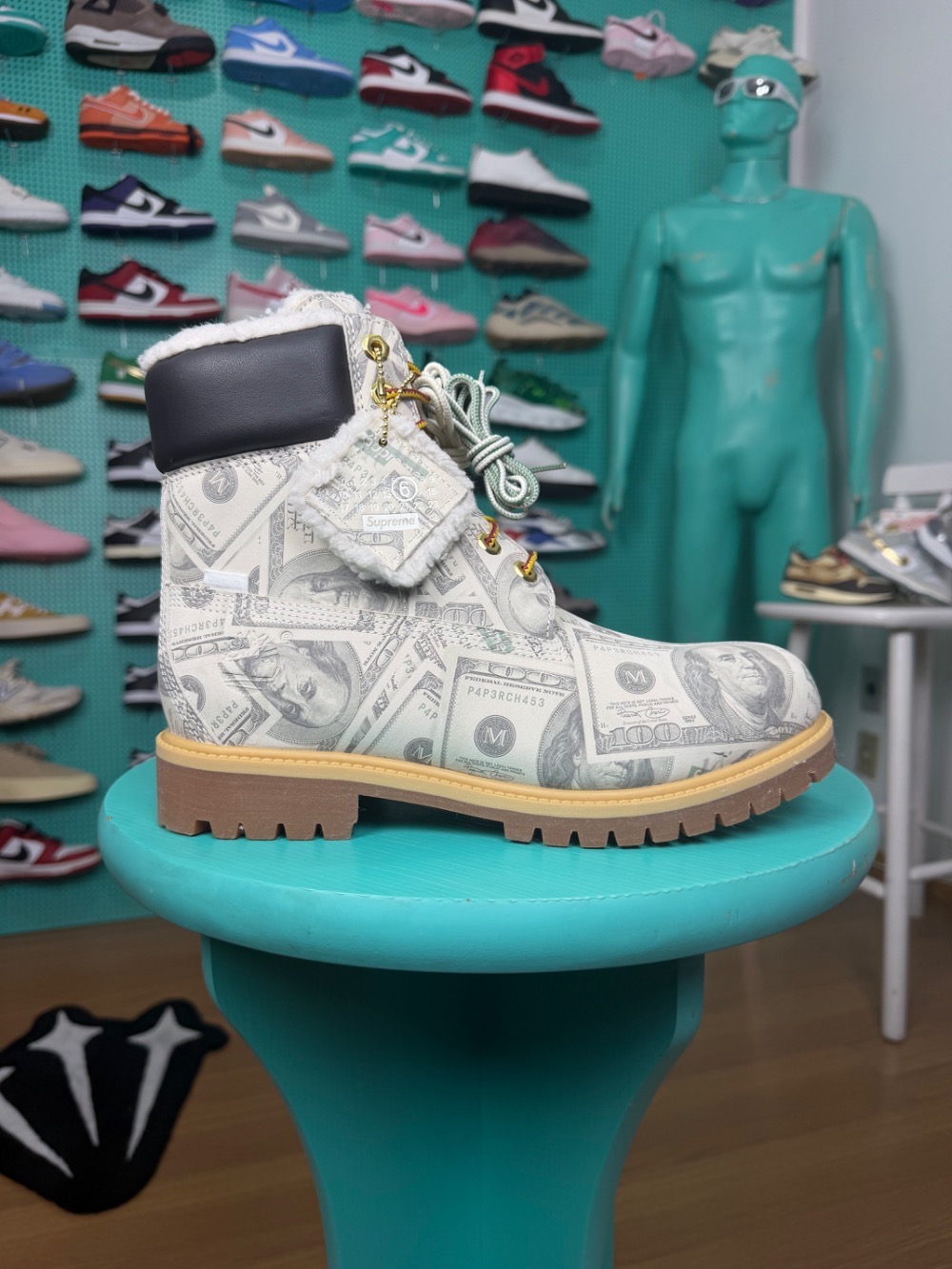 Maison Margiela x Supreme x Timberland Bota 6" Premium Money SS26-W4