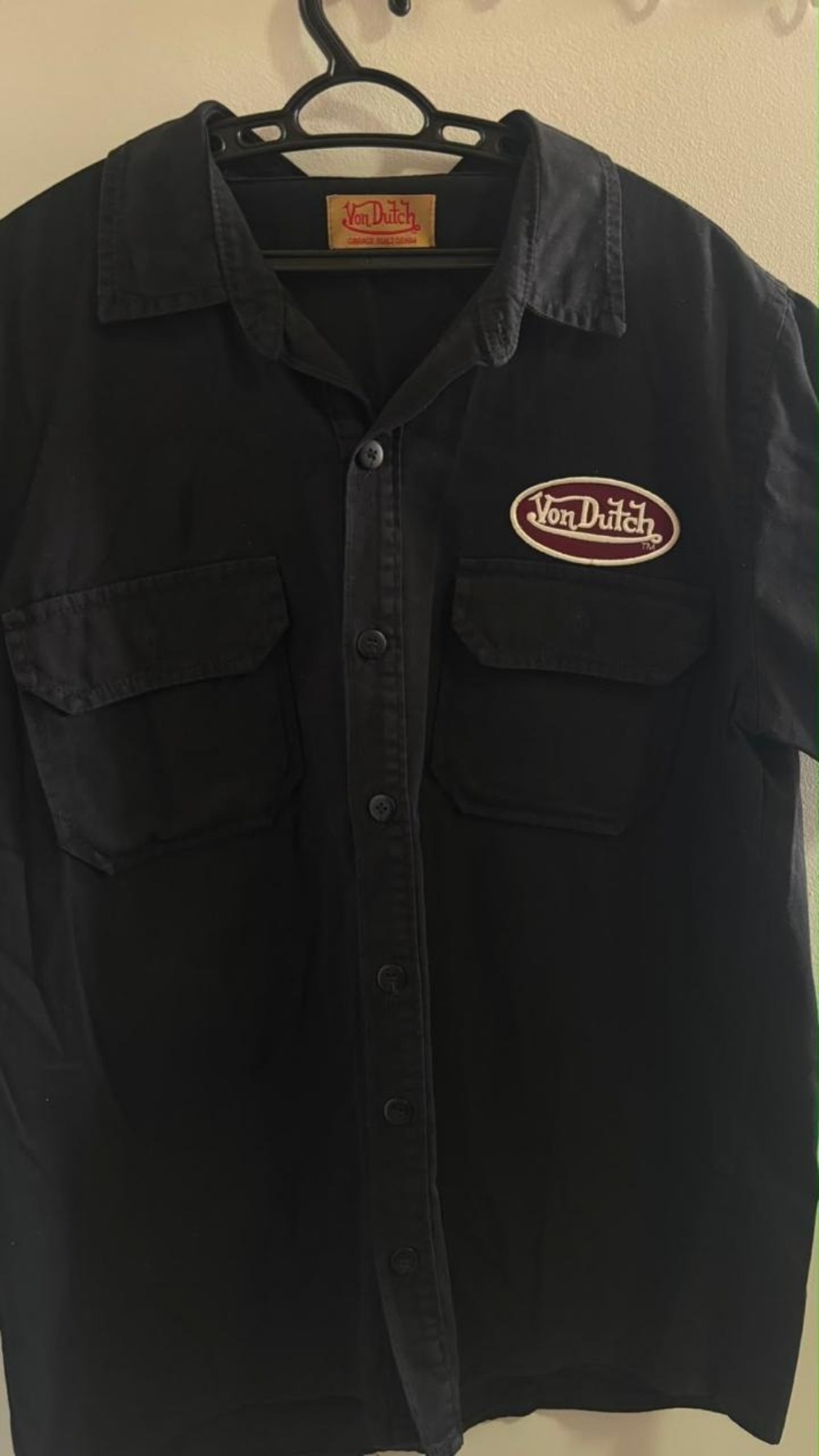 Camisa Sarja Worker Von Dutch Patch Signature