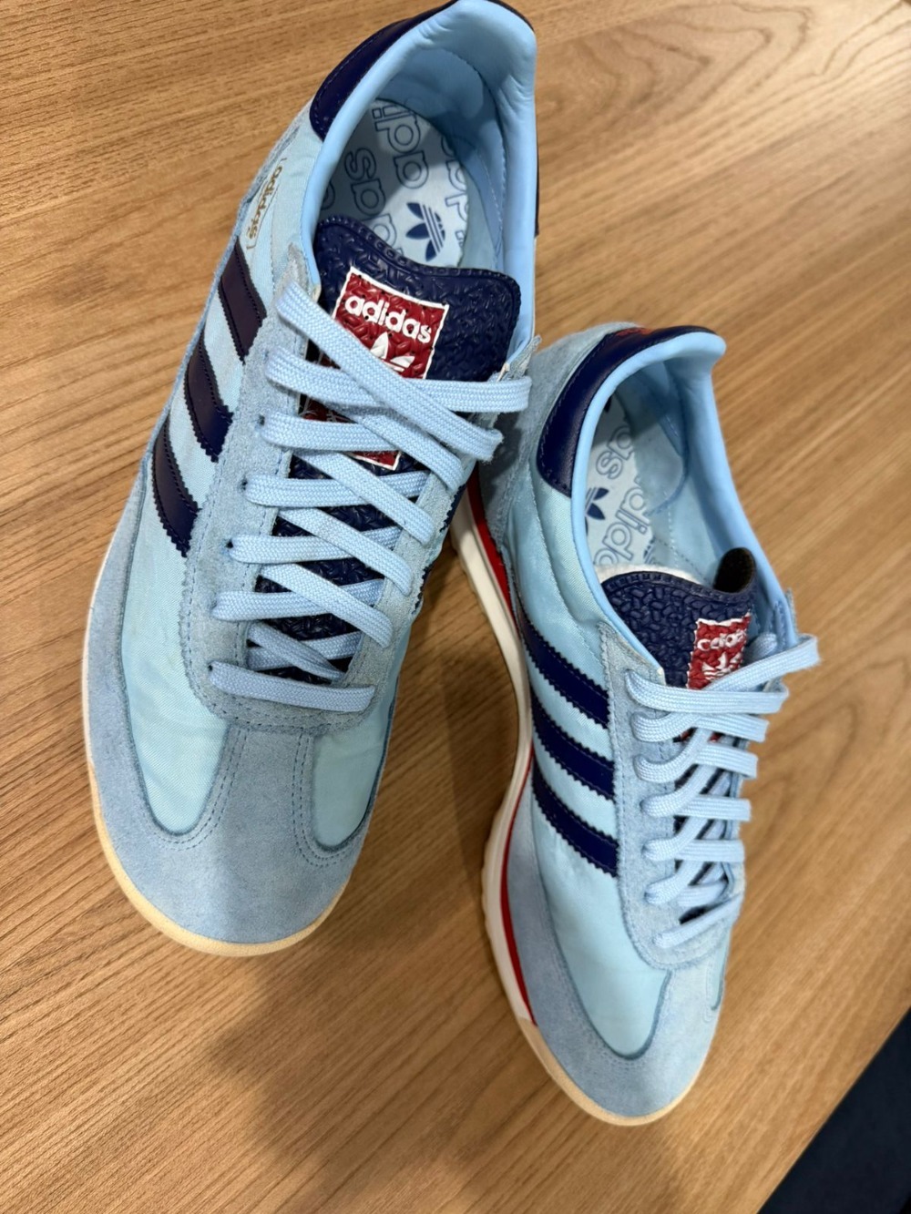 adidas SL 72 RS Light Dark Blue Better Scarlet