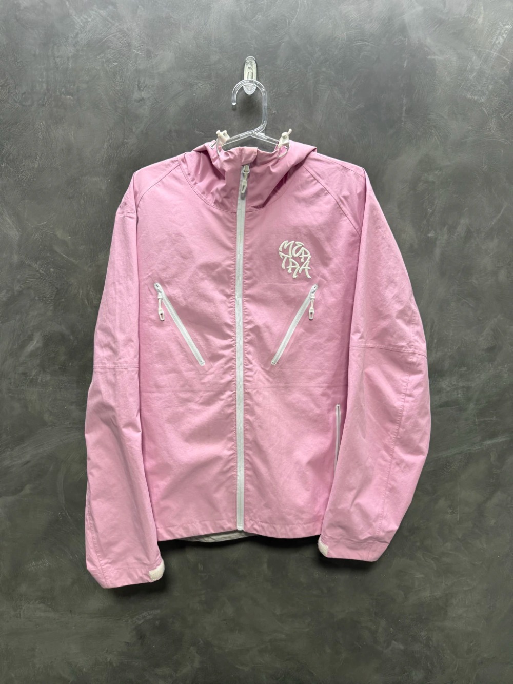 MERTRA MONOGRAM SHELL JACKET WATERPROOF PINK