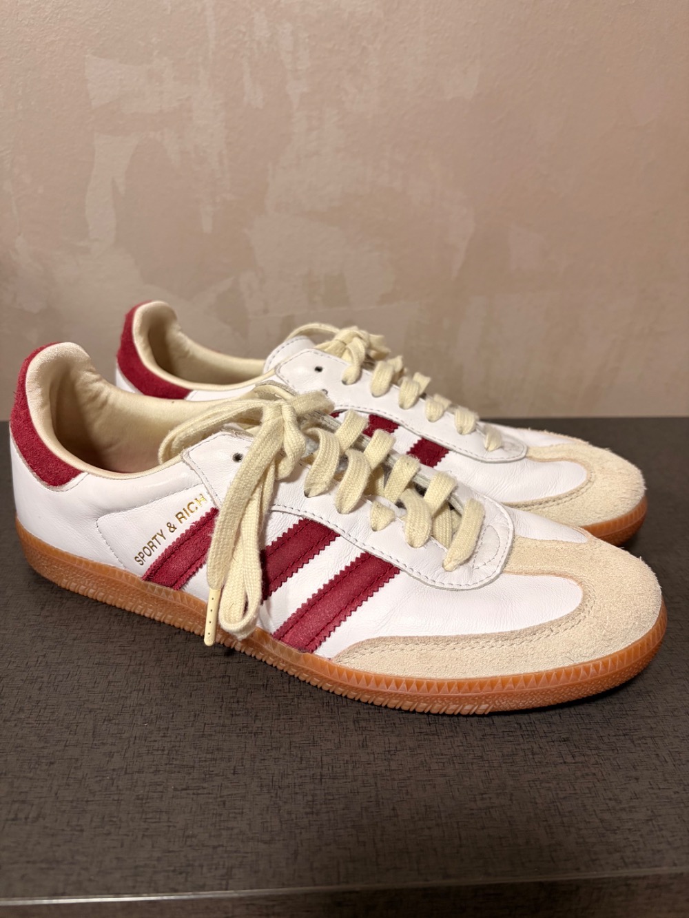 Sporty & Rich x adidas Samba OG Collegiate Burgundy