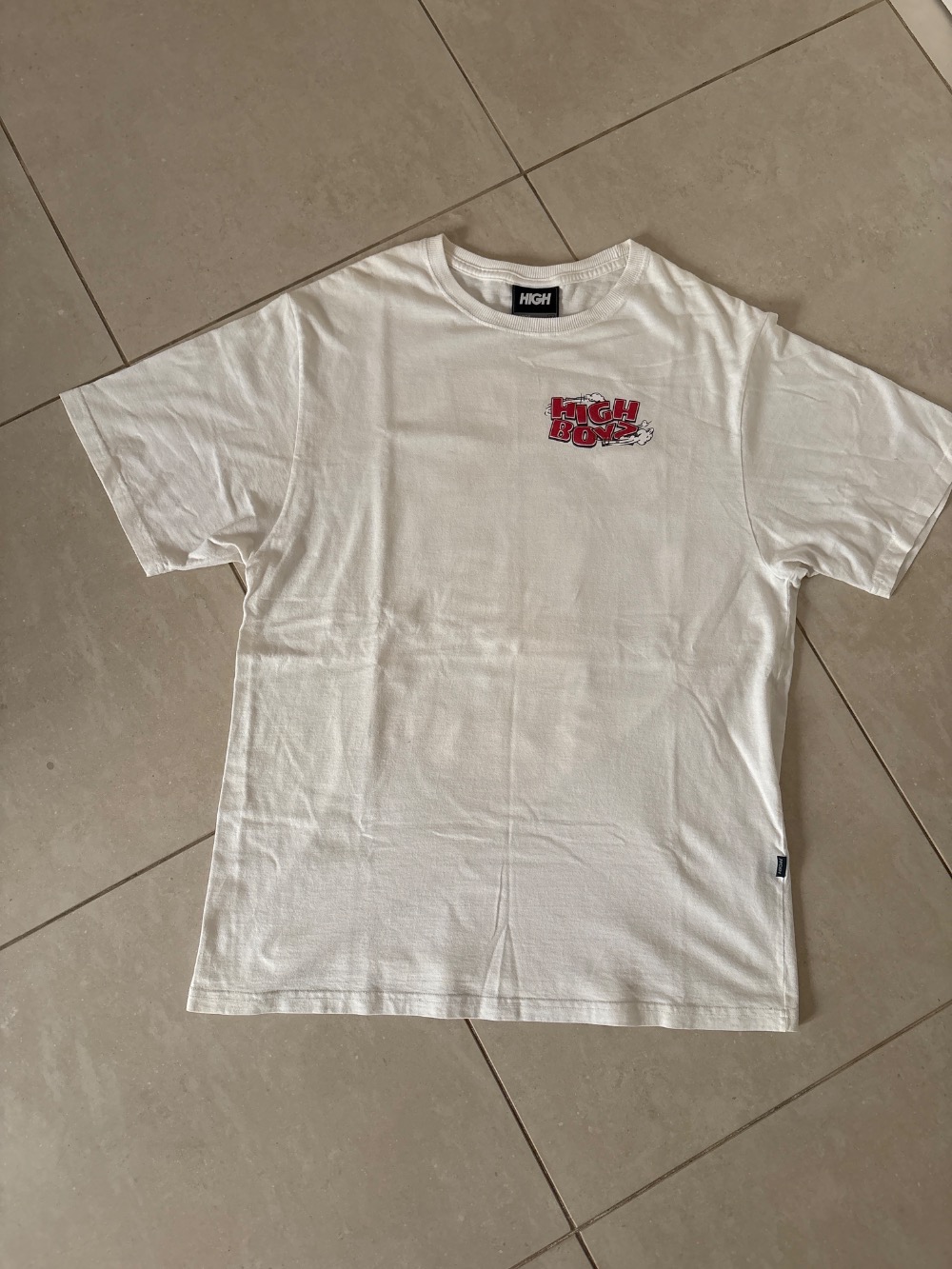 CAMISETA HIGH COMPANY WHEELIE WHITE