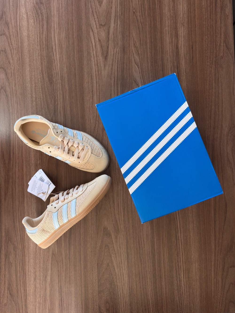 adidas Samba OG Crochet Sand Strata Sky Tint