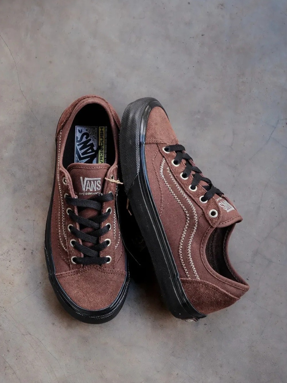 Mikey February x Vans Old Skool Sf Dark Brown Black