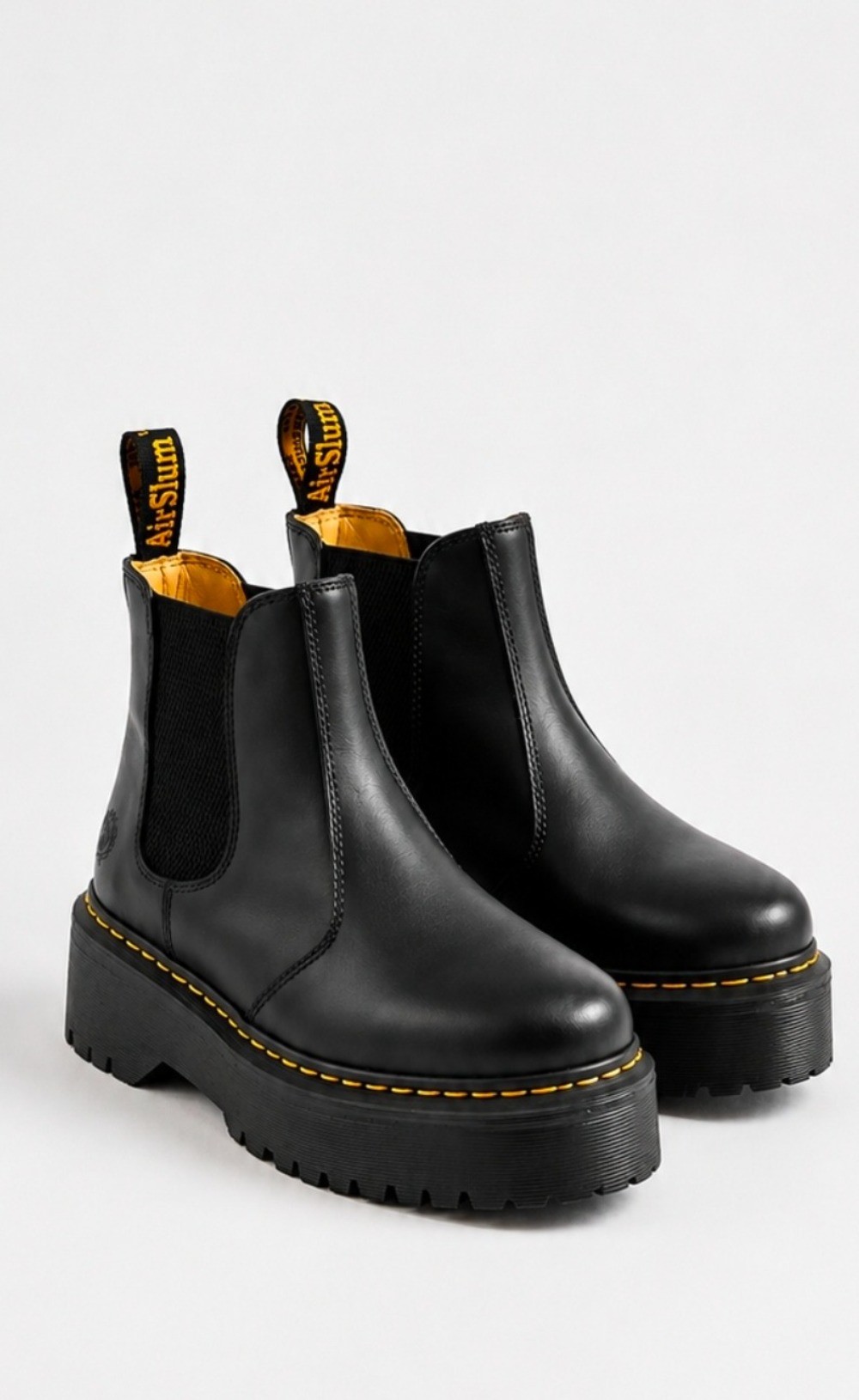 Bota Slum Brand Bristol Black — 44 / 43 / 42 / 41 / 40 / 39 / 38 / 37 / 36, Novo