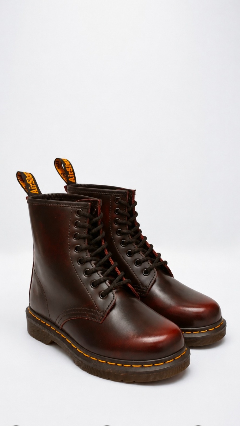 Bota Slum Brand London Brush Cherry