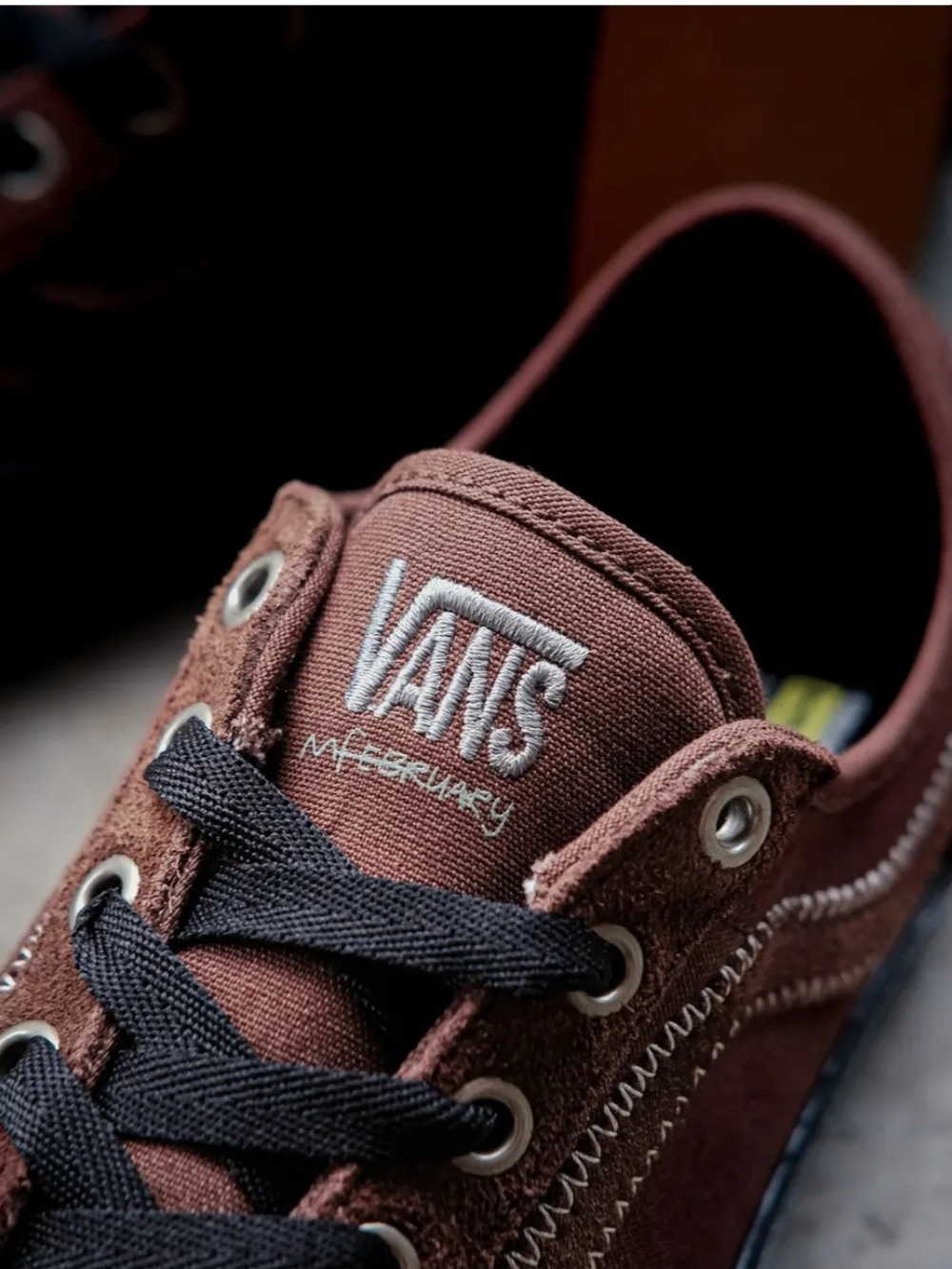 Mikey February x Vans Old Skool Sf Dark Brown Black
