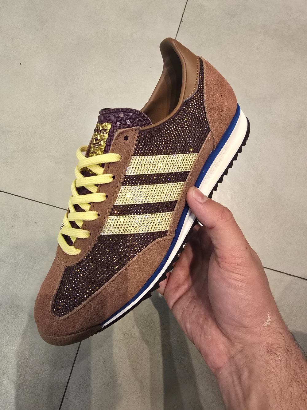 adidas SL 72 OG Soft Brown Yellow Maroon