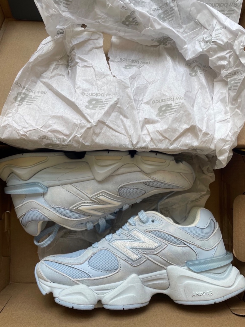 New Balance 9060 Chrome Blue — 35, Novo