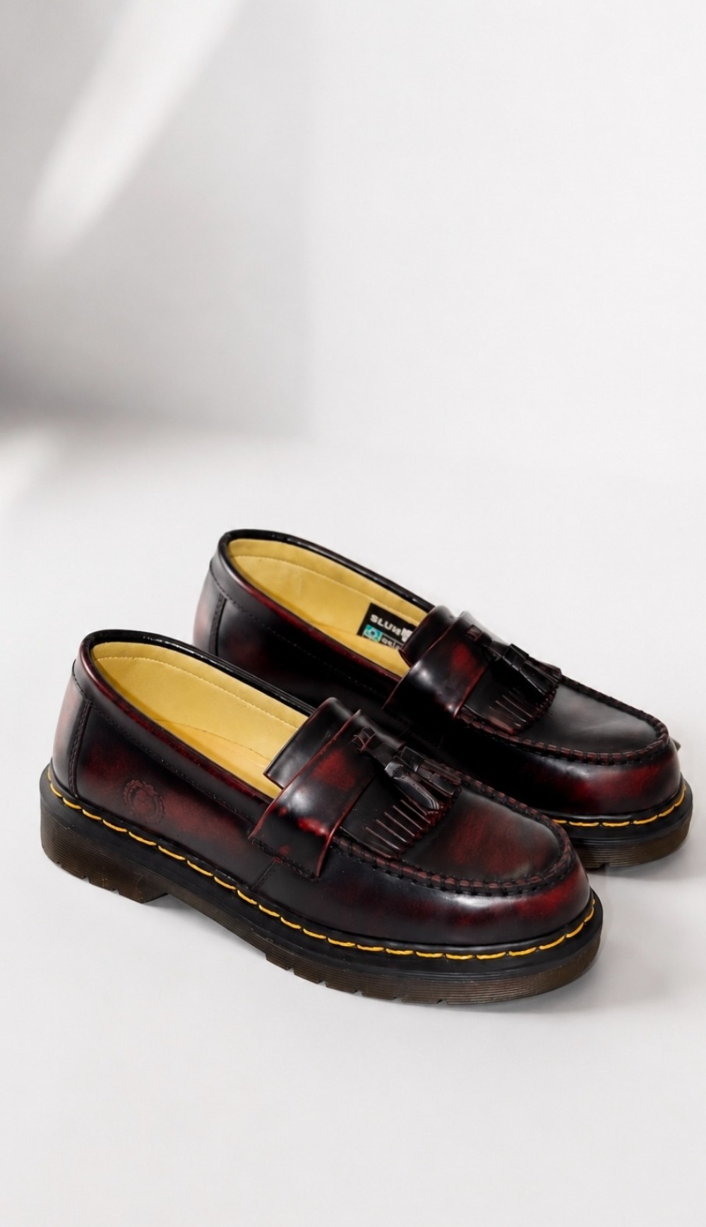Sapato Slum Brand Mocassim Bradford Brush Cherry